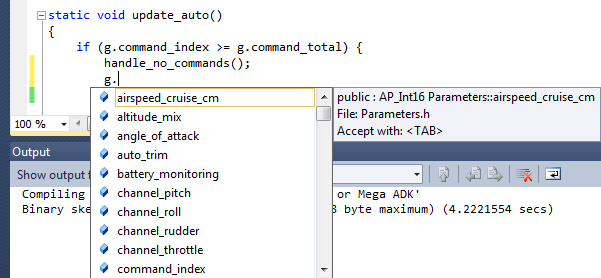 How to explorer an arduino project using Visual Studio intellisense