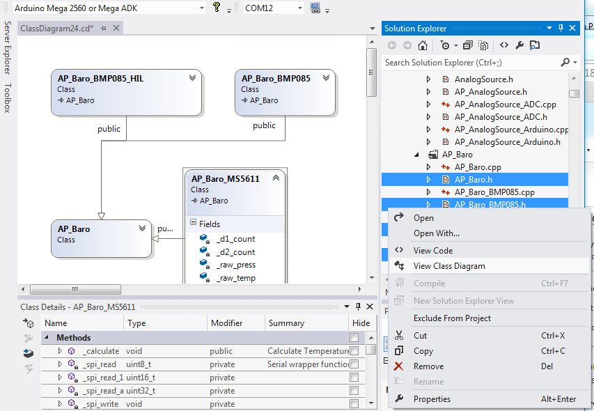 Как сгенерировать диаграмму классов visual studio